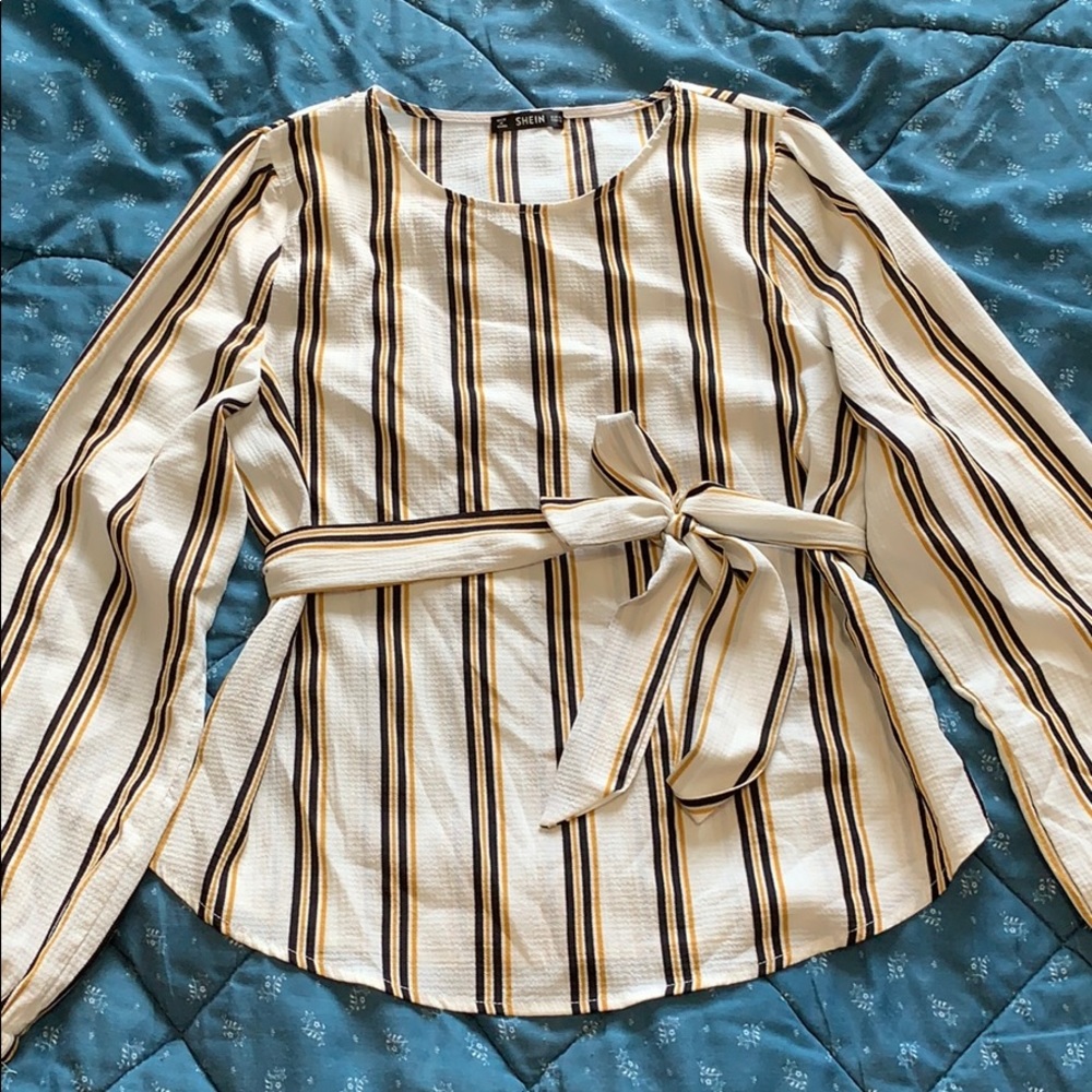 Striped Elegant Top